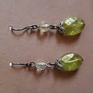 BOHO GYPSY GREEN BEADED HANGING EARRINGS BUNDLE AND SAVE